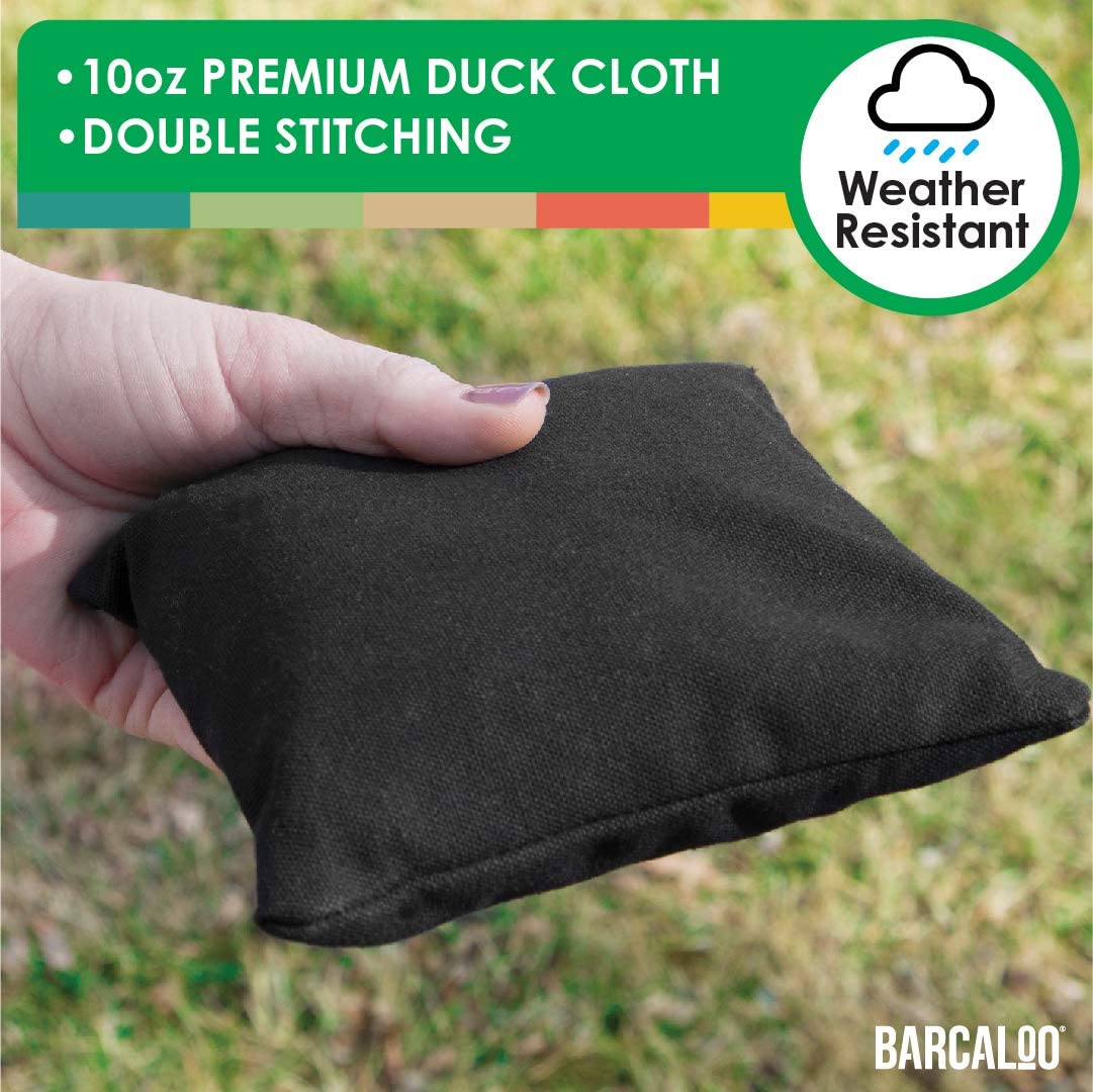 Weather Resistant Cornhole Bean Bags Set of 8 - Duck Cloth