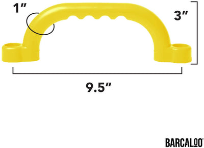 Playground Safety Handles - Yellow Grab Handle Bars for Jungle Gym