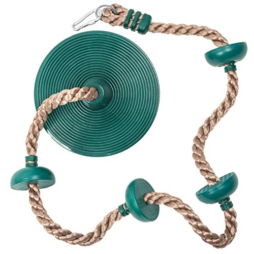 Barcaloo Climbing Rope with Disc Swing Seat - Playground Equipment Set