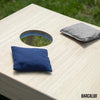 Barcaloo Cornhole Bean Bag Set of 8-Weather Resistant Duck Cloth-Navy Blue& Gray