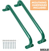 17 Inch Playground Safety Handles ¬¨¬®‚àö¬± Green Grab Handle Bars for Jungle Gym