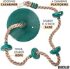 Barcaloo Climbing Rope with Disc Swing Seat - Playground Equipment Set