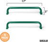 17 Inch Playground Safety Handles ¬¨¬®‚àö¬± Green Grab Handle Bars for Jungle Gym