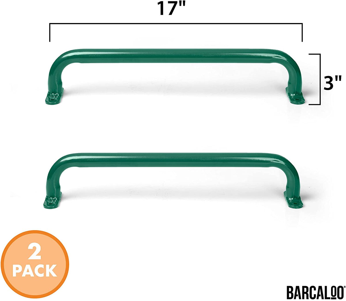 17 Inch Playground Safety Handles ¬¨¬®‚àö¬± Green Grab Handle Bars For ...